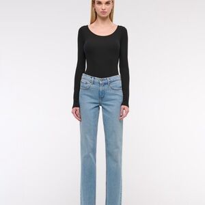 the straight mid rise jean